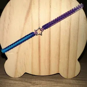 Star charm macrame bracelet