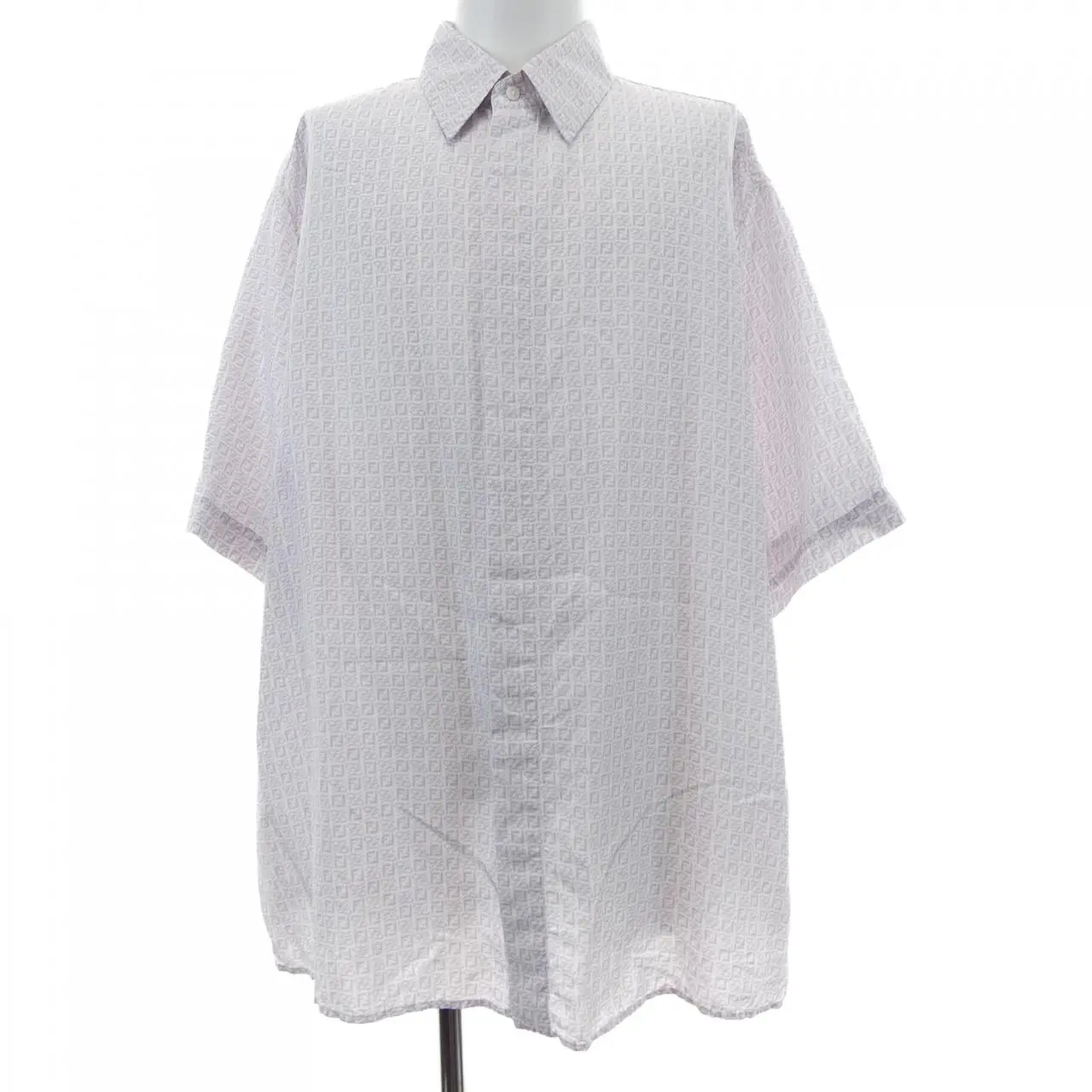 Pre-owned FENDI Silk Small Leather Goods Short Sleeve Shirt