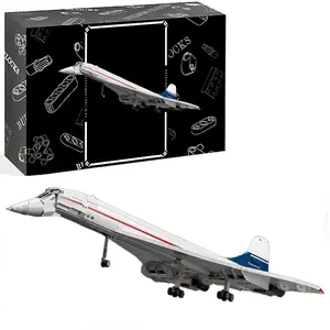 43 Inches long Model Aircraft, Gift for Adults, Build a  Model of the World’s Most Famous Supersonic Commercial Passenger Plane with Authentic Details and Functional Pieces