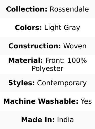 Rossendale Light Gray Lumbar Pillow - Clearance