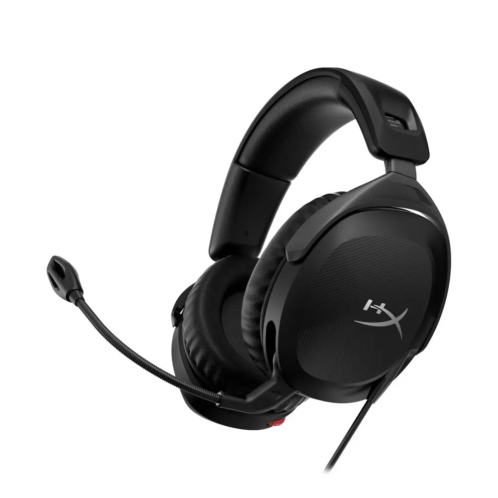 HyperX Stinger 2 Wired Gaming Headset for Xbox Series X|S/Xbox One/PlayStation 4/5/Nintendo Switch/PC - Black: Leatherette Ear Cushions 3.5mm Jack