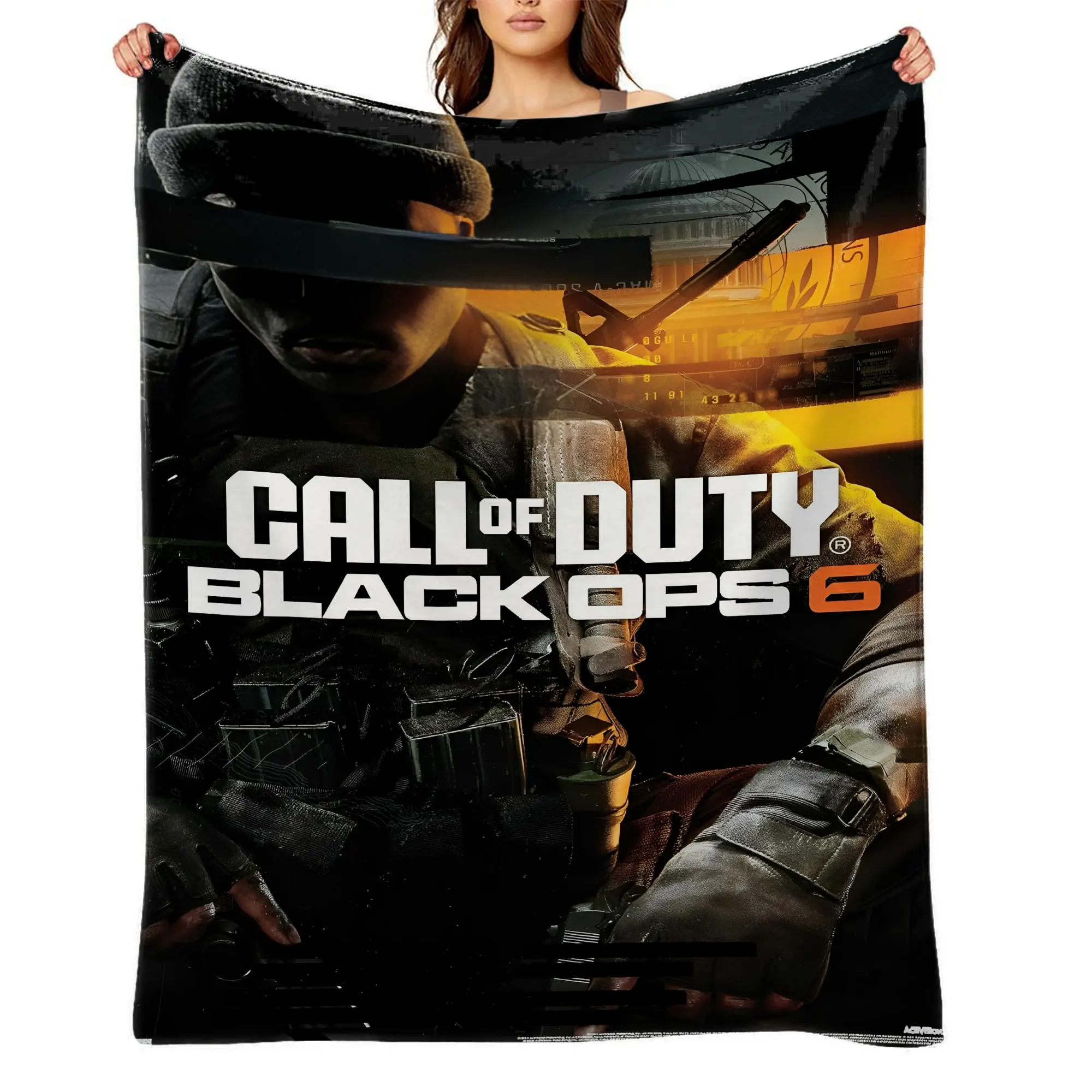 Call of Duty Ultra Soft Flannel Fleece Blanket | Cozy Lightweight Throw Blanket for Couch, Sofa, Bed & Travel a-173