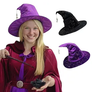 Elegant wizard and wizard hats, party decorations, Halloween costumes, hats, role-playing and themed party accessories