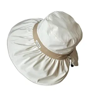 2026 Summer Women's Sun Hat — UV-Blocking, Wide-Brimmed Sun Visor for Outdoors & Beach; Fisherman-Style Hat with Extra-Large Brim
