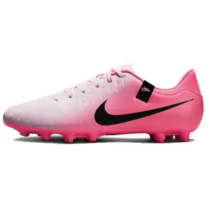 Nike Tiempo Legend 10 Academy Men's-Women's Performance Soccer Cleats - Lightweight, Comfortable, Synthetic Leather, Rubber Outsole, Training Shoes (Pink-Black, House White) x Maison Mihara