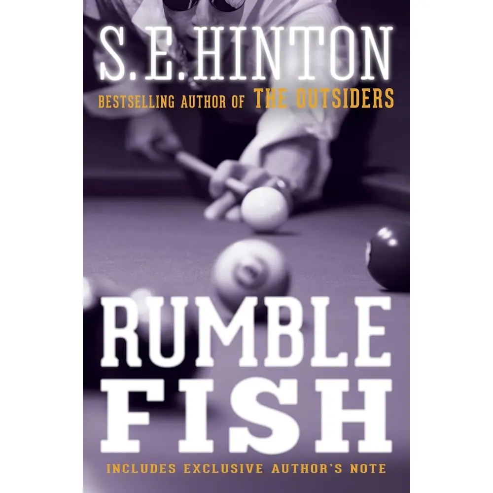 Used S.E. Hinton Rumble Fish Novels - Softcover English Book, 0.44lb, Very Good Condition, ALA Best Book, Coppola Film Connection, Delacorte Press, Exclusive Author's Note, for Young Adults