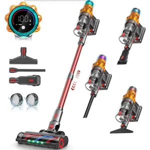 Belife Clean S8 Cordless Vacuum Cleaners for Home, 8-in-1/600W/48Kpa Powerful Suction, Up to 65 Minutes, Self-Standing Cordless Stick Vacuum Cleaner, Lightweight Anti-Tangle Rechargeable Vacuum for Floor/Carpet/Pet Hair/Car