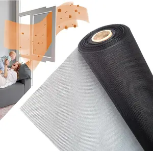 36inch*100ft Window Screens Roll, Replacement Repair Screens Mesh, Cuttable Fiberglass Screens Door Netting, DIY Screening Mesh Netting for Windows, Door, Pool, Porch,Patio -Black