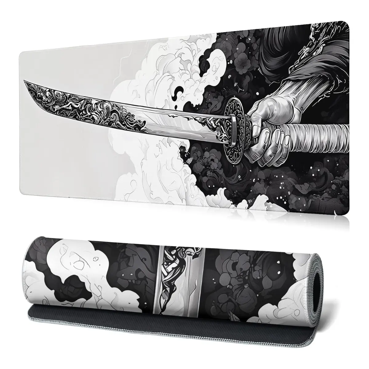 Large Gaming Mouse Pad 31.5 x 11.8 Inch, Extended Desk Mat with Non-Slip Base