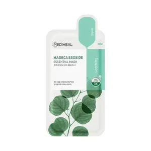 Mediheal Best Korean Sheet Mask - Madecassoside Essential Face Mask 10 Sheets For Sensitive Blemish Prone All Skin Types Hydrating Moisturizing Calming Soothing