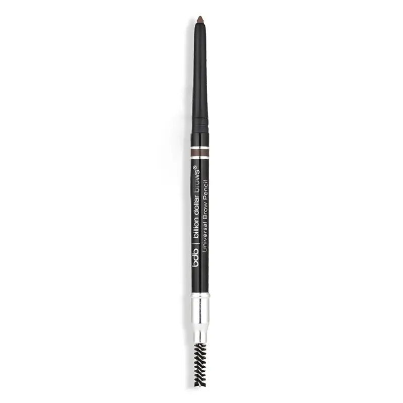 Billion Dollar Beauty Universal Brow Pencil Long-Lasting Water-Resistant Pomade Formula with Spoolie Brush for Blending Makeup Cosmetic