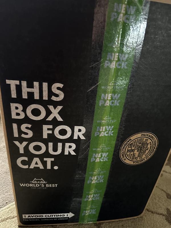 WORLD'S BEST CAT LITTER Comfort Care Unscented, 8-Pounds - Natural Ingredients, Quick Clumping, Flushable, 99% Dust Free & Made in USA - Long-Lasting Odor Control & Easy Scooping