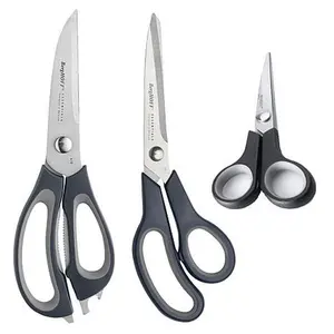 BergHoff Cook'N'Co 3-piece Scissors Set - Black/Grey