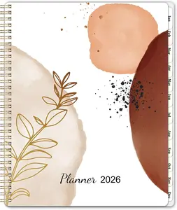 2026 Planner  Planner 2026 Weekly and Monthly, Jan. 2026  Dec. 2026, 8.5" x 11" with Tabs, Flexible Cover, Thick Paper, -Wire Binding, Inner Pocket, To-Do  Notes
