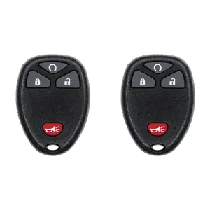 KEYS4LESS Car Key Fob Keyless Entry Remote for 2007 2013 Gmc Sierra Fcc OUC60270 OUC60221 Part Number 15913421 20868672 20952474 Pack of 2