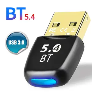 5.4 Bluetooth Adapter for PC, Bluetooth Transmitter, Plug & Play for Windows 11/10, Bluetooth Transmitter & Receiver for Keyboard/Mouse, Suitable for Parties