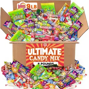 Lalees Sweet and Sour Mix - 9 Pounds - Bulk Assorted Bag of Candies - Perfect for Parties, Parades and Candy Buffets