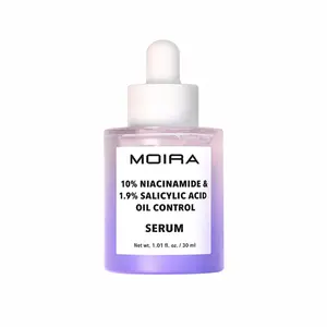 MOIRA 10% Niacinamide & 1.9% Salicylic Acid Oil Control Serum, Pore Care Treatment for Oily Skin