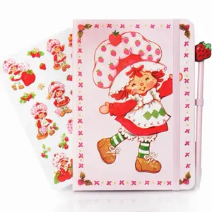 Strawberry Shortcake Journal Set with Pen & Scented Stickers, Strawberry Shortcake Accessories