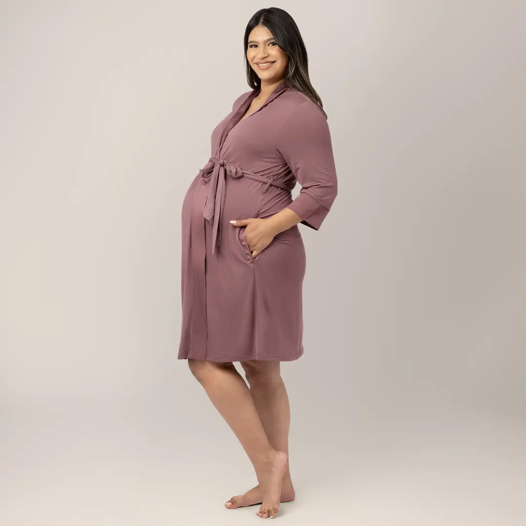 Nursing-Friendly Postpartum Robe