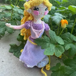 Princess crochet doll Princess crochet doll
