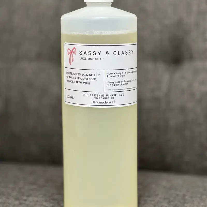 Premium Scented Mop Soap (Concentrated Formula) 32oz Household Cleaning