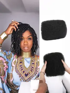 New Synthetic African Curl Multi Strand Dreadlocks, 18-22 Inches Natural Hair, Breathable Material, Ideal for Dreadlock Extensions & Repair