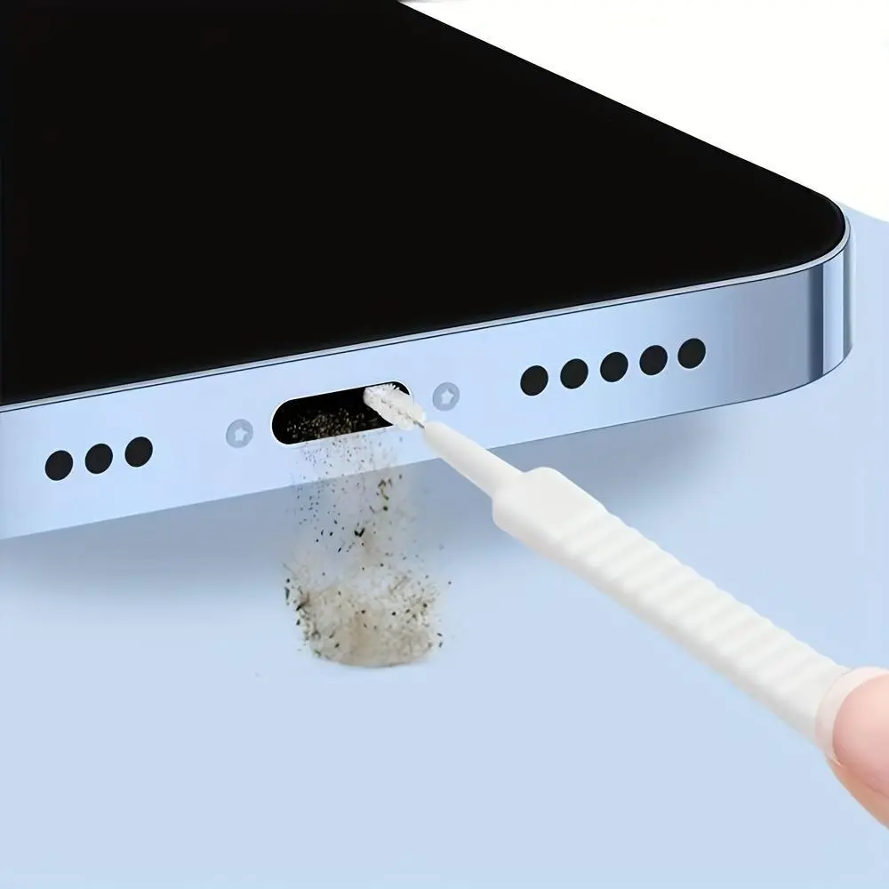 10-Piece Ultra-Thin Multi-Use Cleaning Tool Kit, Safe Brush Set for Electronic Chargers, Speakers, Phones, Shower Heads, Durable Bristles, Professional Cleaners, Cleaning Kits