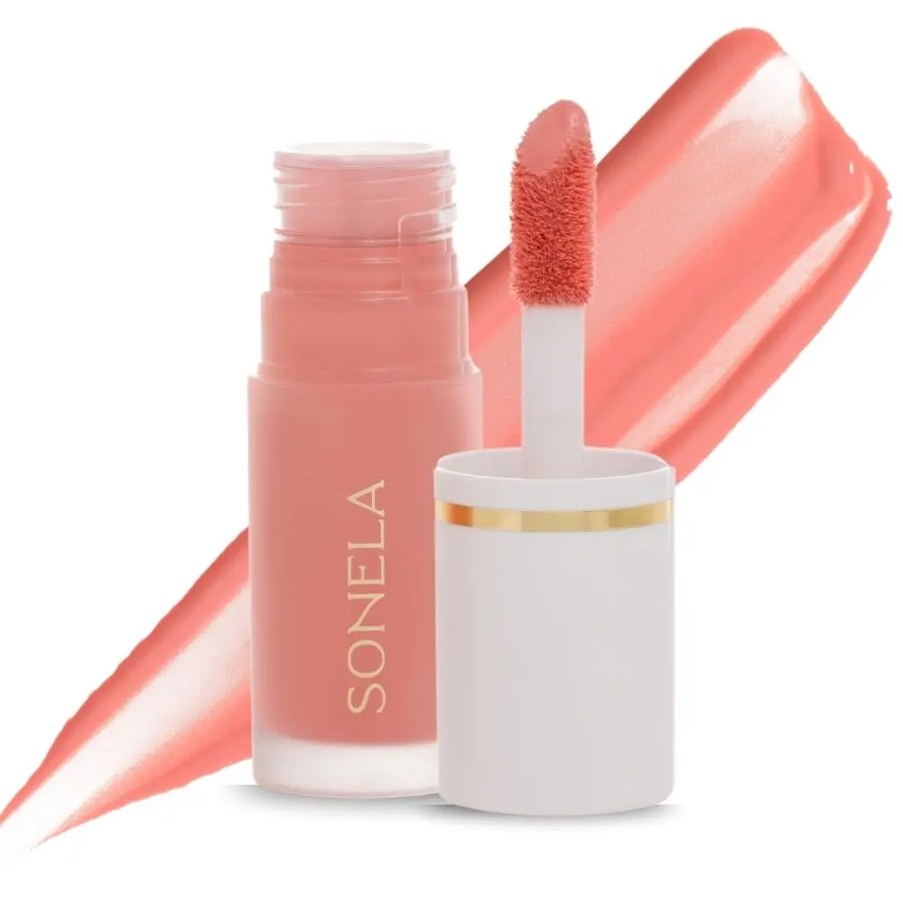 Liquid Blush by Sonela | Acne-Safe | Sensitive Skin Safe | Dewy, Hydrating, Buildable & Lightweight Formula with Hyaluronic Acid & Shea Butter for a Natural, Glowing Finish