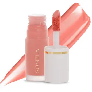 Sonela Bliss Dewy Liquid Blush – Hydrating, Buildable & Lightweight Formula with Hyaluronic Acid & Shea Butter for a Natural, Glowing Finish