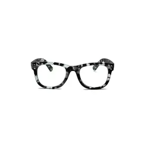 Monaco Grey Tortoise Wayfarer Glasses for Men Matte Rubberized PCLens CR-39 Frame 49mm Lens Width 22mm Bridge 145mm Temple