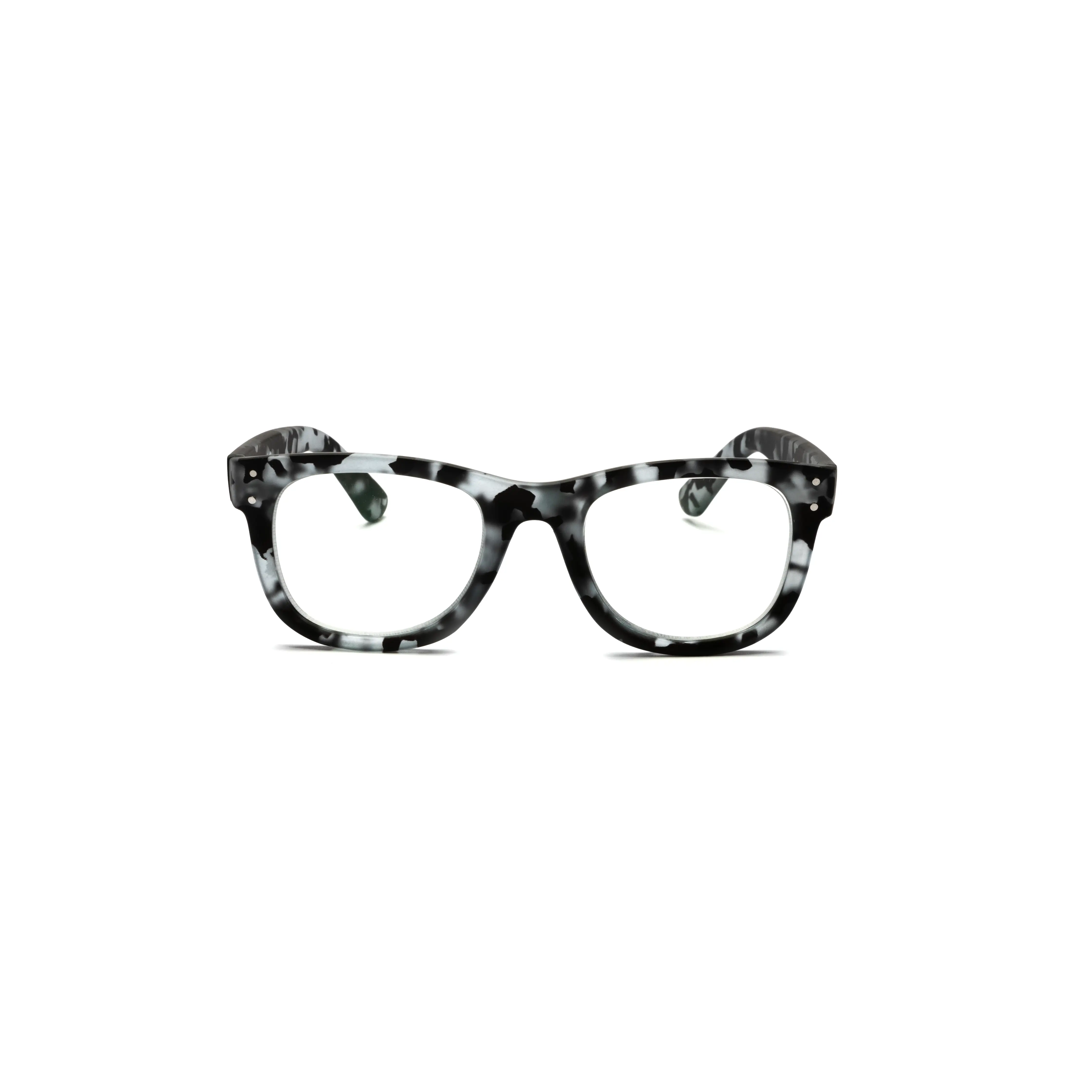 Monaco Grey Tortoise Wayfarer Glasses for Men Matte Rubberized PCLens CR-39 Frame 49mm Lens Width 22mm Bridge 145mm Temple