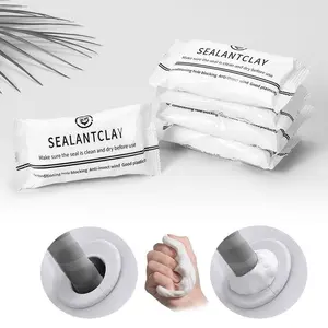 10PCS Sealant Clay,Eco-Friendly Waterproof Leak Stopper, Fast Cure, Strong Adhesive, Oil Resistant & Pest Block, for AC Holes, Wall Cracks, Wall Gaps & Drain Pipe Joints DIY Home Repair
