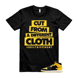 1 New Love Black Varsity Maize Yellow 2025 T Shirt Match CLOTH