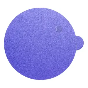 6" Premium Purple Film Backed No Hole PSA Discs w/ Tab - 50 Pack