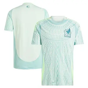 2026 Men's Green Mexico Soccer Away Jersey For Fan Version - Breathable Fabric Moisture-Wicking Technology Modern Fit Lightweight Material Reinforced Stitching