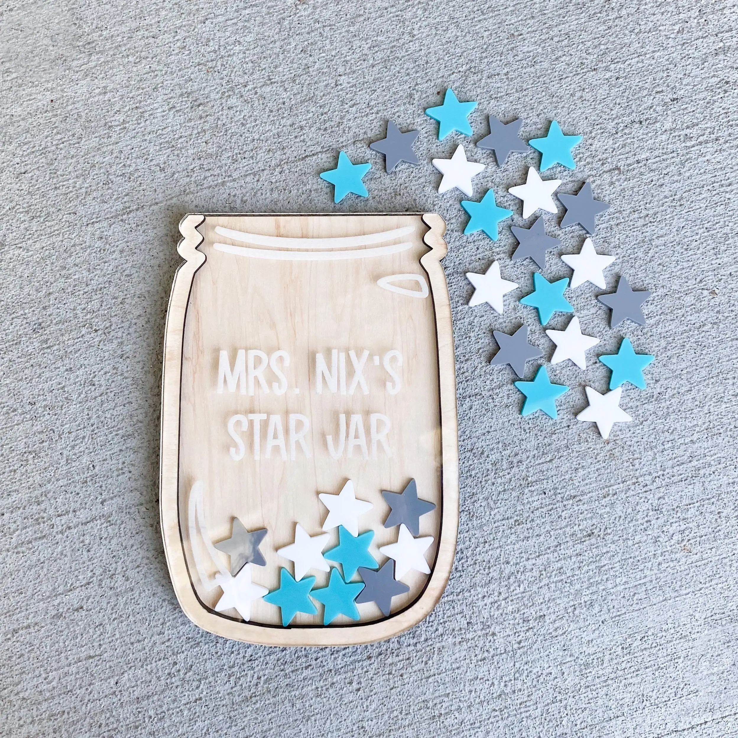 Personalized Star Reward Jar | Classroom & Home Behavior Chart