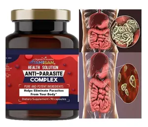 Intestinal Parasite Cleanse Detox Dietary Capsules Supports Digestion Free Edible Supplement Fitness