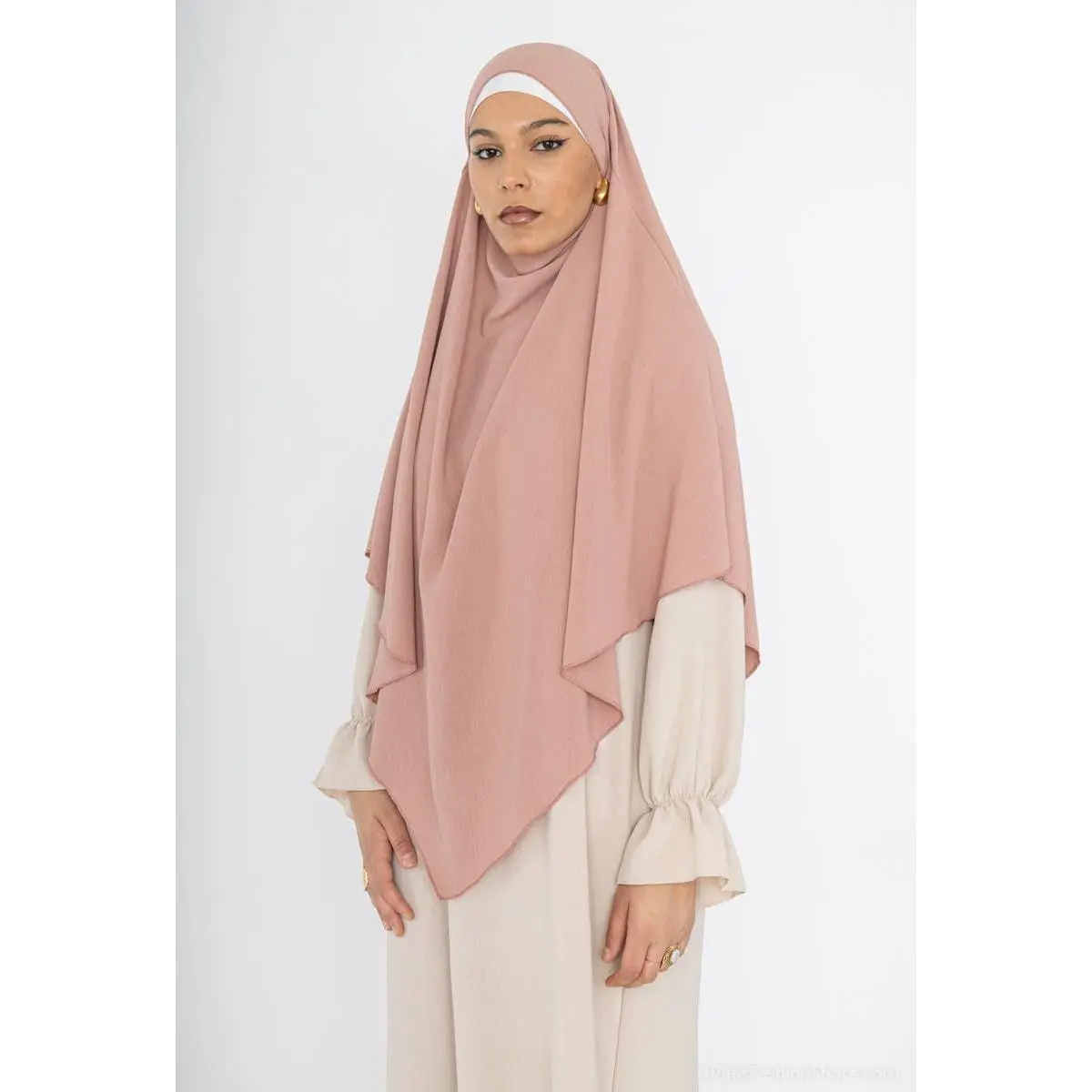 Long Khimar Casual Hijab