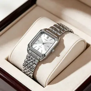 Old Money Aesthetic Silver Watch | Clean White Dial for Elevated Everyday Style