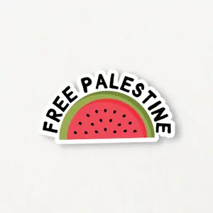 Free Palestine Watermelon Sticker