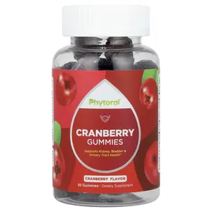 Phytoral Cranberry Gummies, Cranberry, 60 Gummies (250 mg per Gummy)