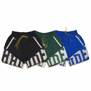 Casual sports shorts loose men's and women's versatile summer new high street hip-hop letter five-point pants