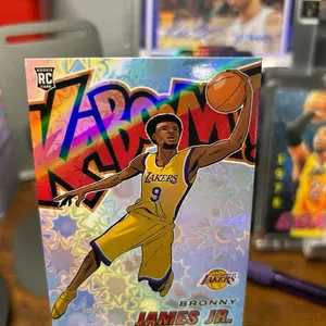 RC Sports Bronny James Jr. Lakers Holographic Basketball Card - Limited Edition Collectible