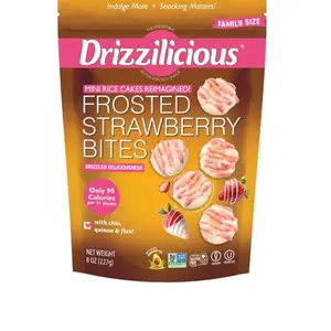 Drizzilicious Frosted Strawberry Mini Rice Cakes, 8 oz.