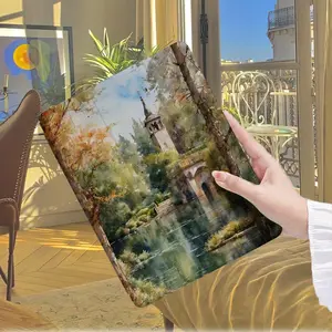 swan Protective Case for iPad Built-in Pen Tray for iPad 9.7/ 10.2/ 10.9/ 12.9/ Pro 11/ 10th Gen, Tablet Accessory Organization, Digital Note Taking Accessory, Protective Tablet Cover, Case for iPad with Pen Holder, Functional Case Aesthetic, Integrated T