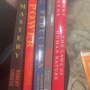 Robert Greene The Concise 5 Books Set (The Concise 48 Laws Of Power, The Concise Laws of Human Nature, The Concise Mastery, The Concise Art of Seduction & The Concise 33 Strategies Of War)