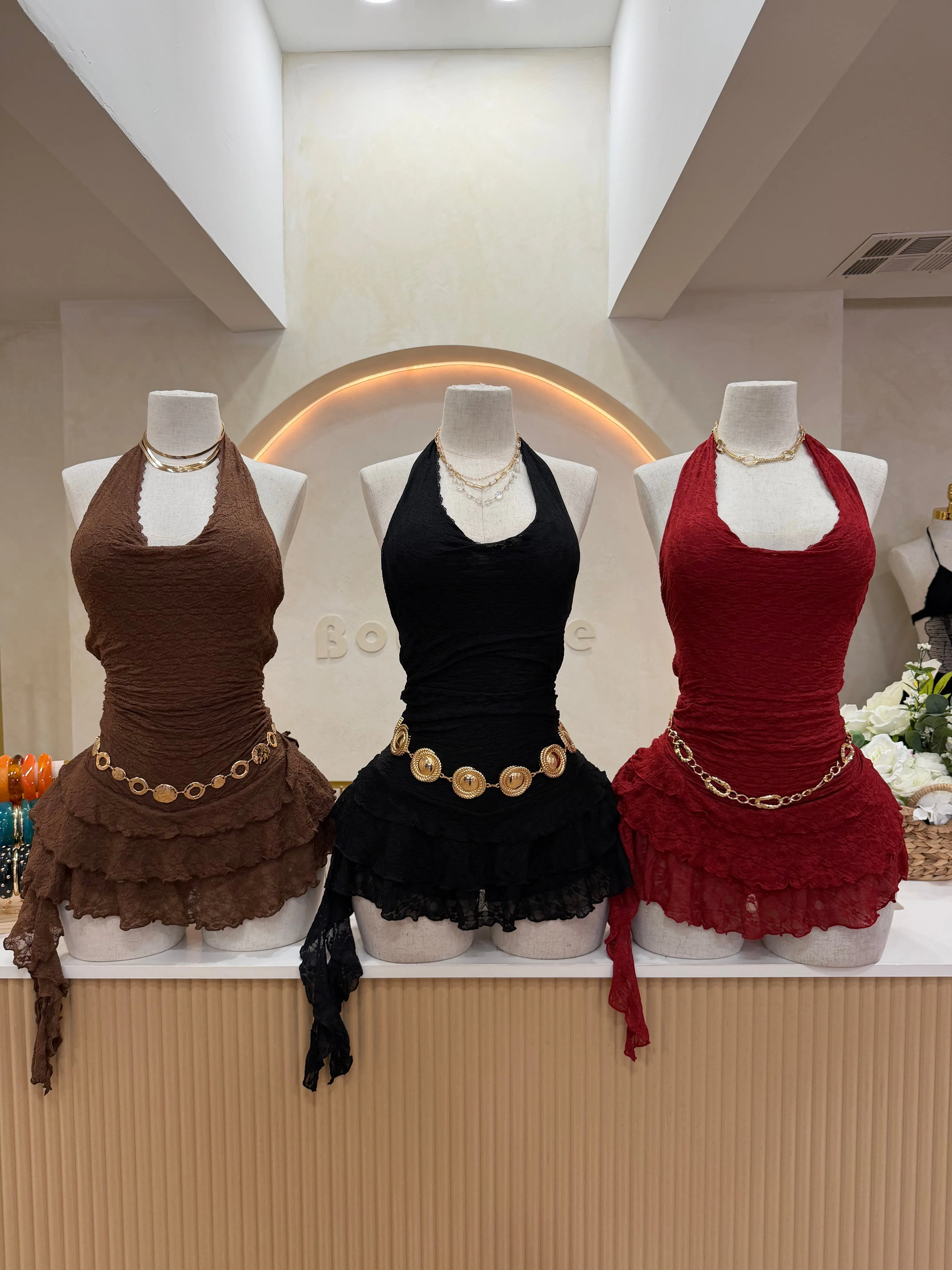 Diana Ruffle Dress (Built in Shorts)