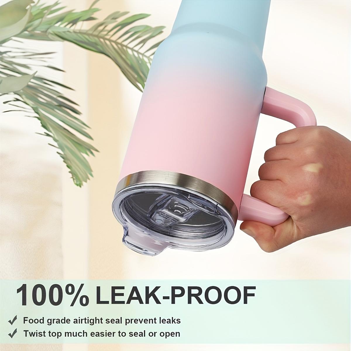 Portable thermos with backpack set and multiple pockets.