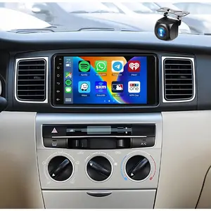 Car Stereo for Toyota 4Runner 02-09 RAV4 01-08 Corolla 00-06 Camry 02-06 Tundra 03-06 Sequoia 03-07 [2+64G] Wireless Carplay/Android Auto,Android 7“ IPS DSP GPS WiFi BT FM Mirror Link Backup Camera